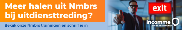 Meer halen uit Nmbrs bij uitdiensttreding?